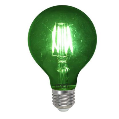 Λάμπα led dream fillament E27 G80 4W 230V πράσινο φως1
