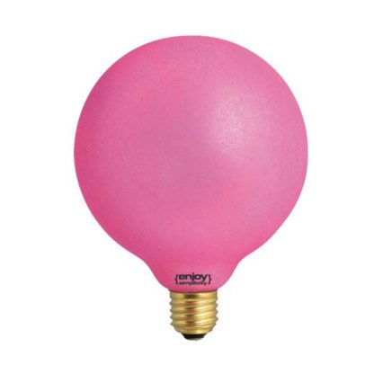 Διακοσμητική λάμπα led Dream Ice ροζ φως E27 0,8W 230V Globe Ø125mm
