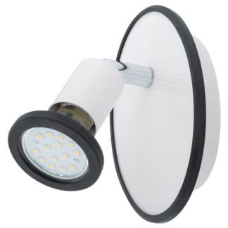 Νεανικό φωτιστικό σποτ LED μονόφωτο MODINO 94171 λευκο & μαύρο