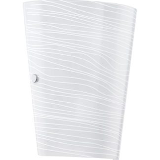 Απλίκα CAPRICE 91856 λευκό ματ γυαλί με σχέδια