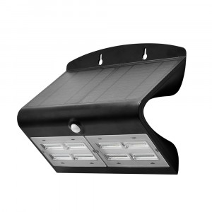 LED ηλιακό φωτιστικό 6.8W 4000K Φυσικό λευκό με μαύρο σώμα VTAC 8279