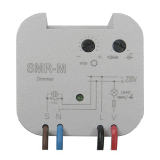 Dimmer κυτίου ή εξωτερικό SRM-M κατάλληλο για λαμπες LED-οικονομίας και ταινίες LED 309-108143776