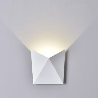 LED απλίκα 5W αρχιτεκτονικού φωτισμού 4000K Φυσικό λευκό Λευκό σώμα 8281LED απλίκα 5W αρχιτεκτονικού φωτισμού 4000K Φυσικό λευκό Λευκό σώμα 8281