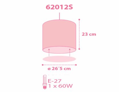 Sweet Dreams Pink φωτιστικό οροφής κρεμαστό 62012 S 3
