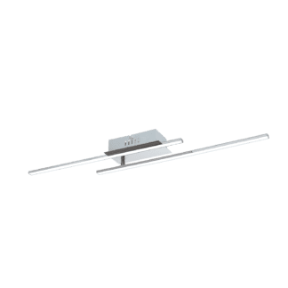 Φωτιστικό Οροφής LED 2x6W Χρώμιο & Λευκό Parri 96315