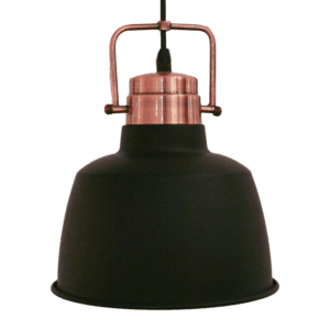 Κρεμαστό μεταλλικό φωτιστικό BODMIN Ε27 μαύρο-χαλκός 49692