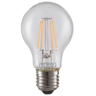 LED FILLAMENT DIMMABLE CLEAR GLASS A60-4 Ε27 4W 2700k Φ55x98 EL827001
