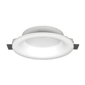 LED Φωτιστικό γύψινο 18W χωνευτό λευκό κυκλικό VK 64174-252131