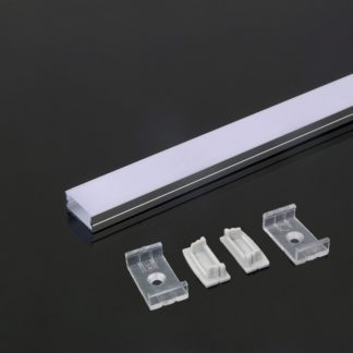 Προφίλ αλουμινίου για ταινίες LED 2000 x 23.5 x 10mm VTAC 3352