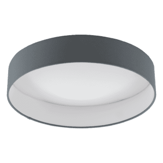 Φωτιστικό Οροφής Led 1x18W, Dimmable, Ø40,5cm Χρώμα Λευκό-Ανθρακί Palomaro 1 96538