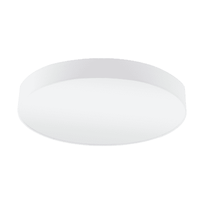 Φωτιστικό Οροφής Πεντάφωτο 5x60W Ø76cm με Ύφασμα Λευκό Eglo PASTERI 97615