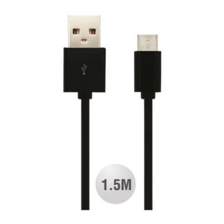 Καλώδιο USB Type C μαύρο 1.5m VTAC 8454