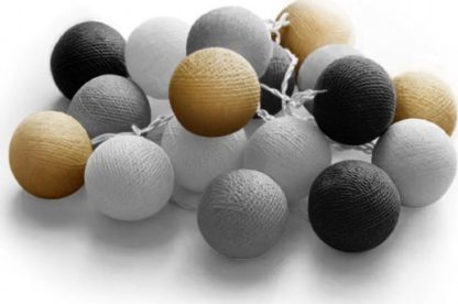20 LED Cotton balls με φις (Night) 220-240V - 27-00435