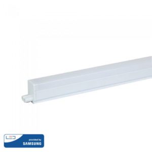 Φωτιστικό LED με διακόπτη T5 Samsung SMD 4W 300mm Θερμό λευκό 3000K Λευκό σώμα V-TAC 689