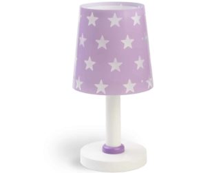 Stars Lilac κομοδίνου παιδικό φωτιστικό [81211 L]