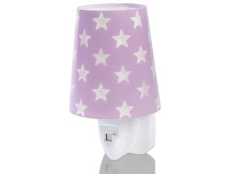 Stars Lilac παιδικό φωτιστικό νύκτας πρίζας LED 81215 L