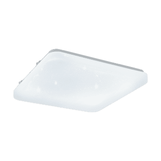 Φωτιστικό Οροφής - Τοίχου σε Λευκό χρώμα/Κρύσταλλο Τετράγωνο 28x28cm ισχύος 11,5W Eglo FRANIA-S 97881