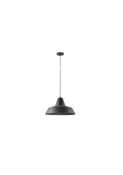 Κρεμαστό φωτιστικό μεταλλικό Φ30 x 18,5cm σε Σκούρο γκρί χρώμα VK 75169-021733