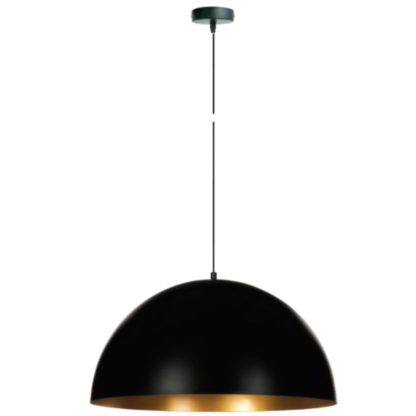 Κρεμαστό φωτιστικό οροφής Φ50cm Μεταλλικό σε μαύρο & χρυσό χρώμα VK 71164-005724