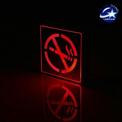 Φωτιστικό LED Σήμανσης Αλουμινίου NO Smoking GloboStar 75500