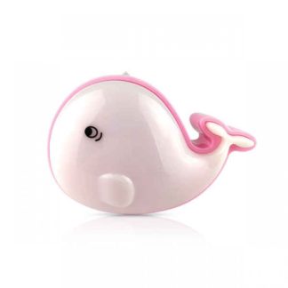LED Φωτιστικό mini Νυκτός Φάλαινα Ροζ
