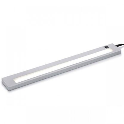 LED Φωτιστικό Πάγκου Κουζίνας Πλακέ (Λευκό σώμα) σε Φυσικό Λευκό 4000Κ Με διακοπτάκι on-off 16-4006-46