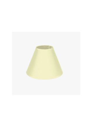 Καπέλο φωτιστικού μονόχρωμο απο οργάντζα σε μπεζ χρώμα Φ18mm 60080-108987