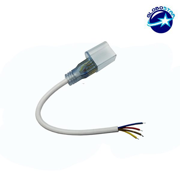 RGB Connector 230 Volt για NEON FLEX με 4 Καλώδια GloboStar 22616