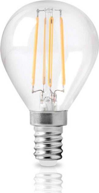 Λάμπα LED G45 Filament 6W E14 520lm σε φυσικό λευκό φως 4000K FOSME 44-05386