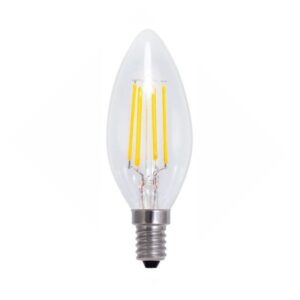 Λαμπτήρας Filament LED 4W E14 C35 Σε Ψυχρό Φως (6000K) - E14-00601W