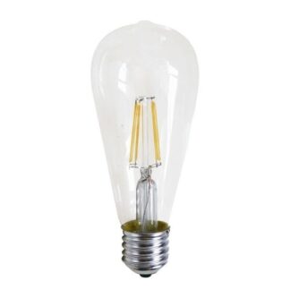 Λαμπτήρας LED Filament 4W E27 ST64 Σε Ψυχρό Φως (6000K) E27-00621W