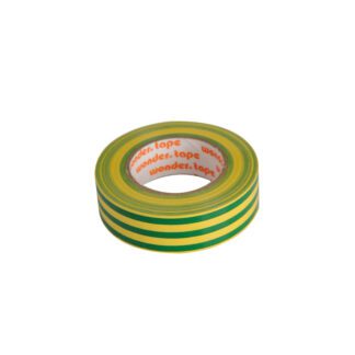 Μονωτική Ταινία PVC Στενή σε Κίτρινο-Πράσινο Χρώμα WONDER 19mm x 20mm 17076-027138