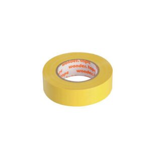 Μονωτική Ταινία PVC Στενή σε Κίτρινο Χρώμα WONDER 19mm x 20mm 17076-014606